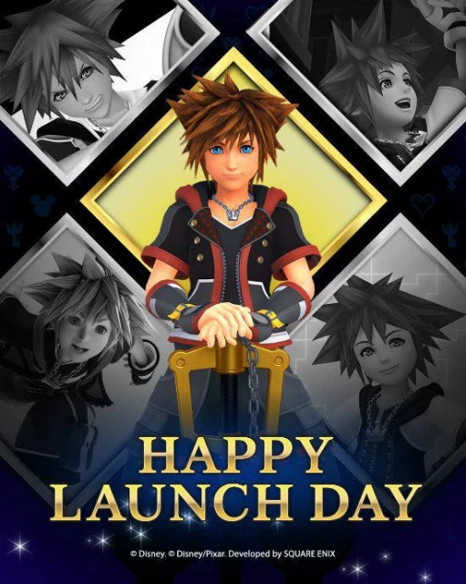 《王國之心》系列發售賀圖：首日登頂Steam熱銷榜！