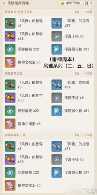 原神 V4.7攻略   久岐忍角色培養攻略