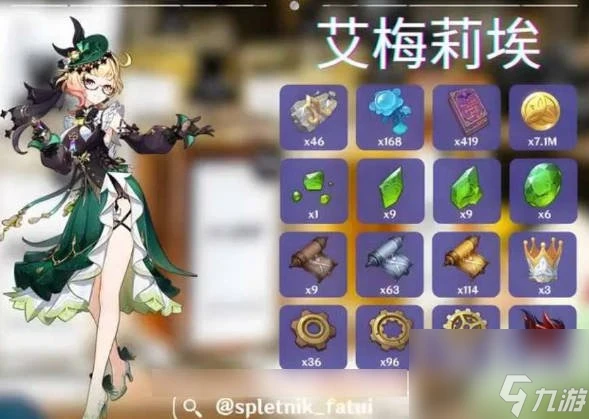 原神調香師艾梅莉埃突破材料大全 原神調香師突破材料匯總