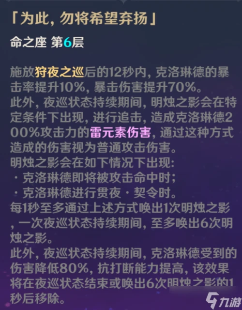 原神 V4.7角色攻略   角斗代理人克洛琳德全方位講解