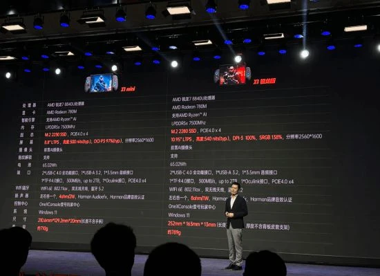 OneXPlayer三合一新PC掌機發布！頂配賣8999元