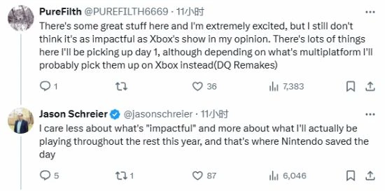 知名記者傑森評價任天堂直面會：任天堂拯救了E3！