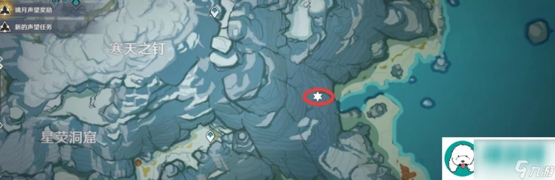 原神遊戲中的古時孤影瑤光灘勘探點-探索古時遺蹟-尋找珍貴寶藏