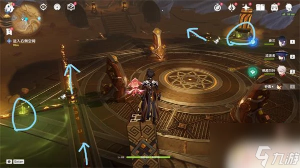 原神連線機關 原神連通線路開啟右側機關門攻略