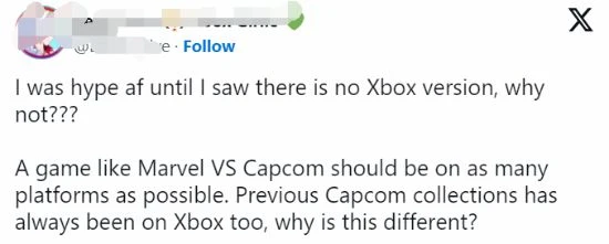 《漫威vs卡普空合集》Xbox獨不占 引發玩家強烈不滿
