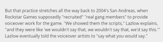 《GTA:SA》開發有真實幫派成員參與！要的就是真實