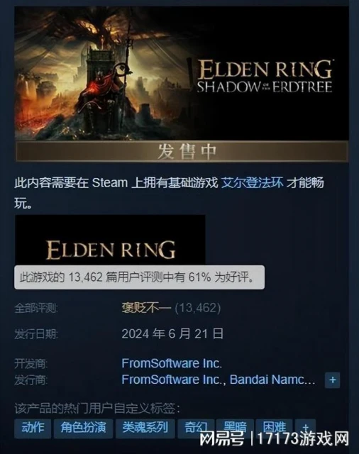 老頭環DLC全員開掛把玩家打破防 米哈游衝破騰訊封鎖短暫登頂