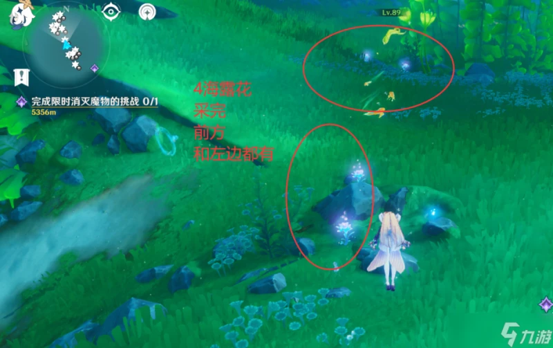 原神 V4.7攻略   希格雯突破材料   海露花採集 水下部分