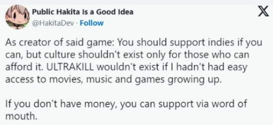 遊戲開發者建議玩家「先上車後補票」