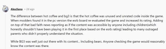 GTASA熱咖啡與博德3人熊對比太強烈 玩家嘆時代變了