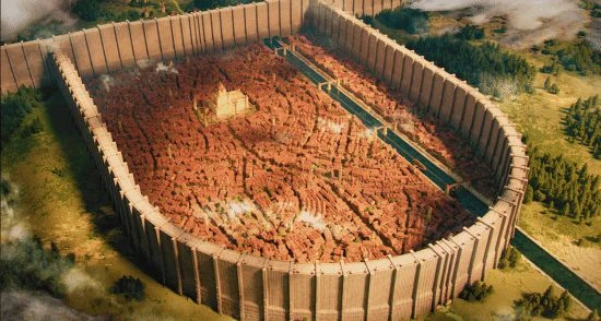 玩家在MC中重現《進擊的巨人》主城 完全使用原版素材