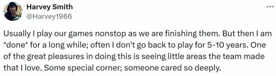 開發玩太多《紅霞島》主創:5-10年後才會玩自家遊戲