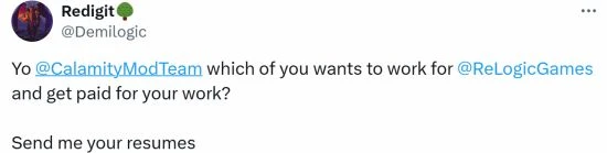 《泰拉瑞亞》創始人約架整活還不夠:想招安MOD組