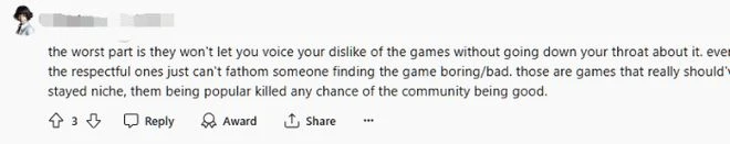 外網吐槽「魂游」極端粉：批評兩句不是想讓遊戲死