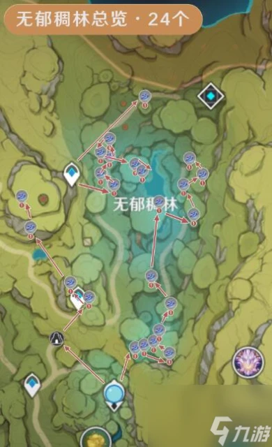 原神樹王聖體菇採摘路線詳細介紹-原神樹王聖體菇採摘路線