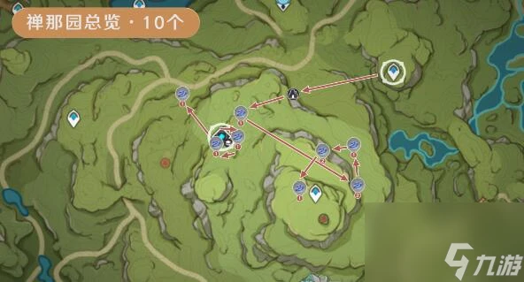 原神樹王聖體菇採摘路線詳細介紹-原神樹王聖體菇採摘路線