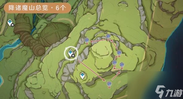 原神樹王聖體菇採摘路線詳細介紹-原神樹王聖體菇採摘路線