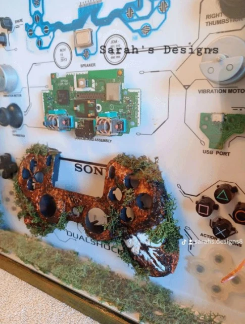 極具創意！玩家將廢棄PS4手柄製成《TLOU2》藝術品