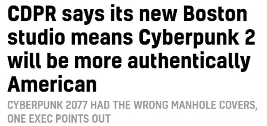 CDPR談《賽博朋克2077》續作：將打造地道美國風味