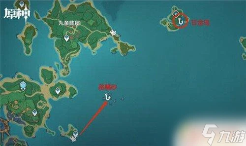 原神釣魚金赤甲龍 原神金赤假龍在哪兒釣