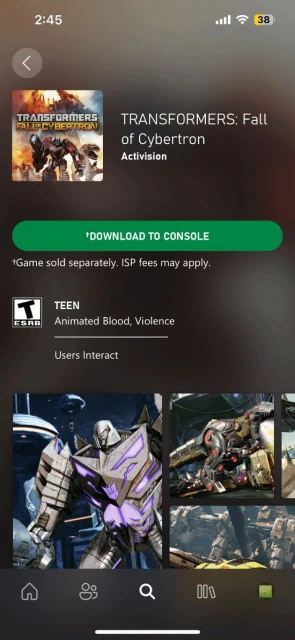 有望加入XGP？動視多部《變形金剛》遊戲或重新上架