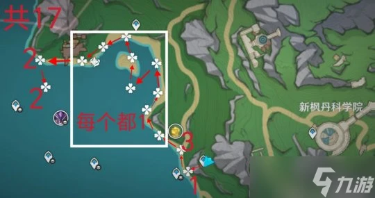 原神 V4.7攻略   幽光星星採集路線