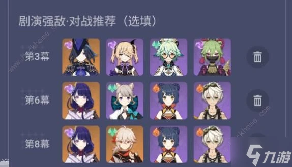 原神雷國新深淵陣容打法攻略 幻想真鏡劇詩雷國怎麼滿星通關