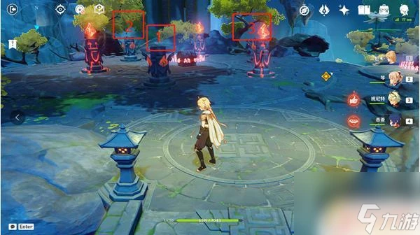 原神真君五個火柱 原神留雲任務火柱激活順序