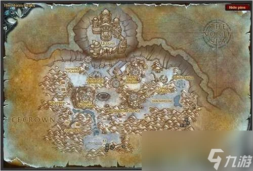 魔獸世界諾森德礦點在哪裡