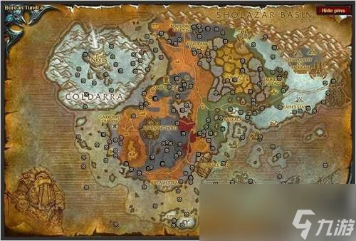 魔獸世界諾森德礦點在哪裡