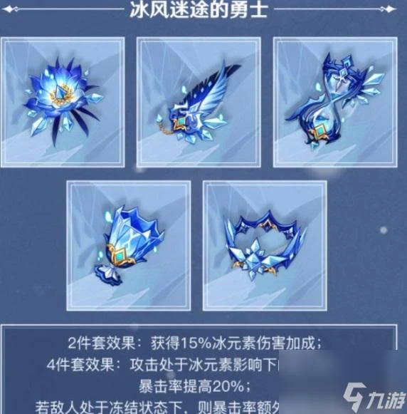 原神1.2新冰套聖遺物詳解 原神內容介紹