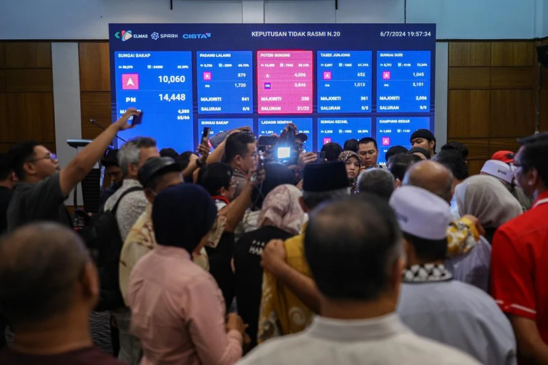 【雙溪峇甲補選】國盟「綠潮」不退反漲　馬來選票未回流希盟