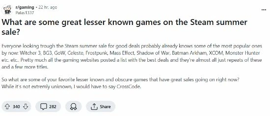 總有寶藏：Steam夏季特賣有哪些鮮為人知的好遊戲？