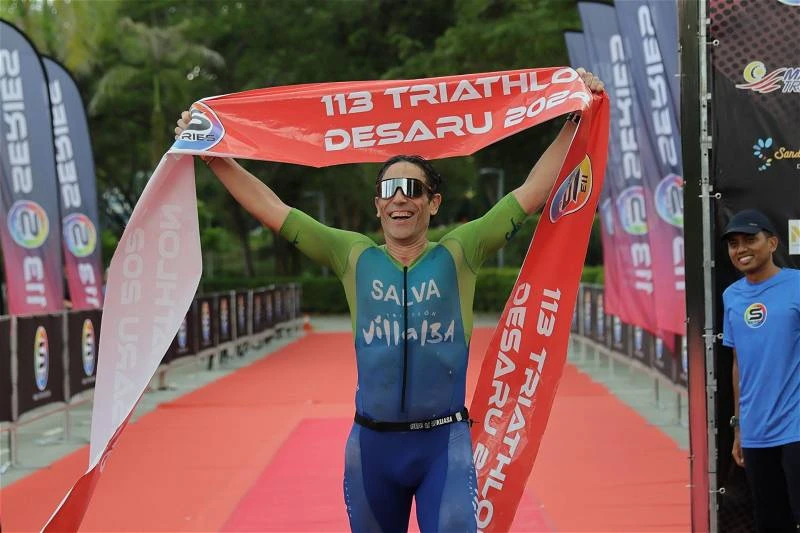 完成迪沙魯鐵人三項　賽沙迪獲中青年組第3名