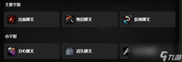 魔獸世界wlk盜賊三系天賦雕文怎麼選