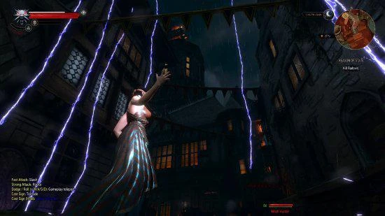 《巫師3》自定義角色Mod 扮演女術士用法術戰鬥