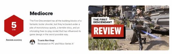 《第一後裔》IGN5分:被免費遊戲元素耽誤的射擊佳作