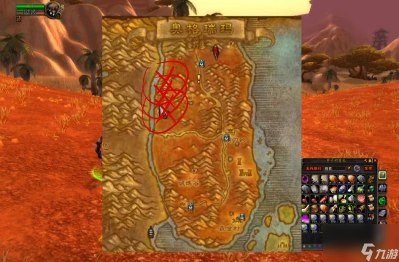 魔獸世界plus貧瘠之地蠍子在哪裡