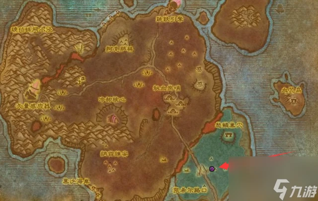 魔獸世界秘血島草藥分布地區介紹