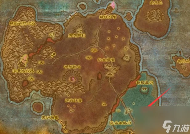 魔獸世界秘血島草藥分布地區介紹