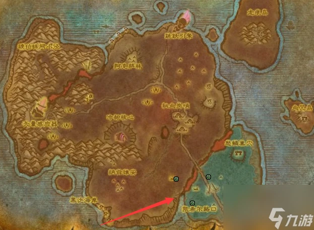 魔獸世界秘血島草藥分布地區介紹