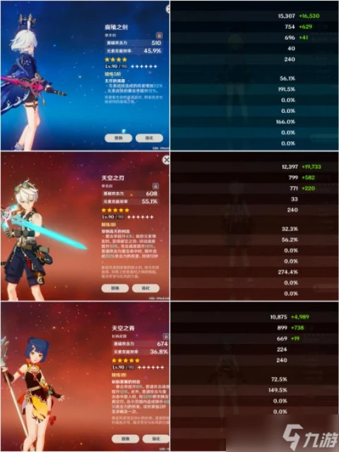 原神 V4.7攻略   閒雲 芙寧娜 下落蒸發流