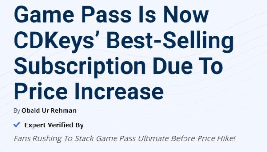 XGP即將漲價 大量玩家湧入第三方平台買折扣密鑰