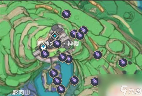 原神哪裡有鬼兜蟲 原神鬼兜蟲分布圖解析