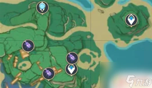 原神哪裡有鬼兜蟲 原神鬼兜蟲分布圖解析