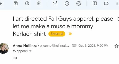 因提議設計博德3肌肉媽媽T恤 畫師被拉瑞安聘用
