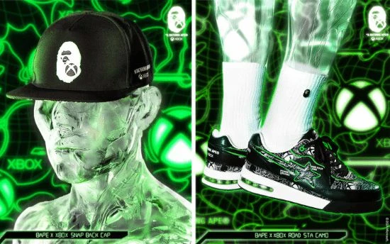 微軟Xbox和潮牌BAPE聯名服飾上市：T恤約1300元