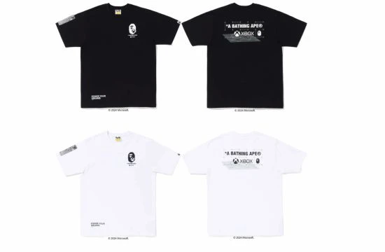 微軟Xbox和潮牌BAPE聯名服飾上市：T恤約1300元