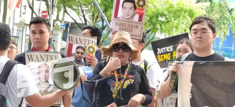 趙明福正義之行最後一天　趙麗蘭向警總長提呈備忘錄