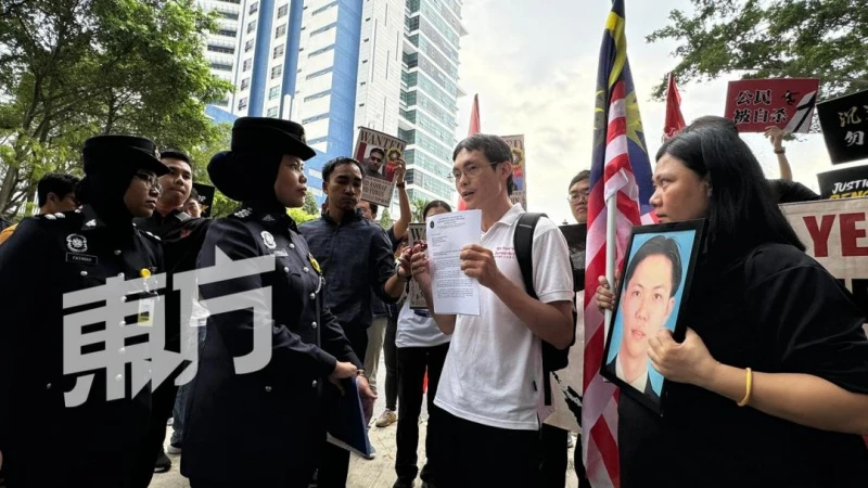 趙明福正義之行最後一天　趙麗蘭向警總長提呈備忘錄